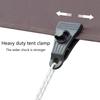 10 Pezzi Clip per Telone Heavy Duty Lock Grip Morsetti per Telone Clip per Copertura Piscina Supporti di Fissaggio per Tenda per Tende da Sole, Campeggio all'Aperto