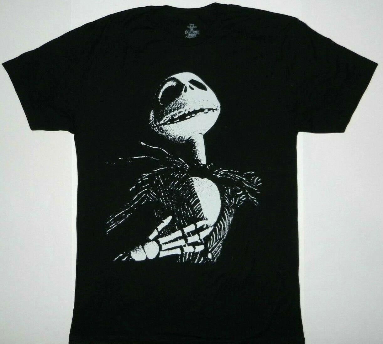 Disney The Nightmare Before Christmas Jack Skellington Singing Tee shirt New S