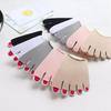 Breathable Invisible Women Summer Mesh Open Toe Socks Sock Slippers Cotton Half Palm Socks