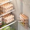 1/2/3Pcs Refrigerator Egg Storage Box Fridge Egg Holder Case Space-Saving Egg Organizer Container Kitchen Desk Organizer 10 Grid