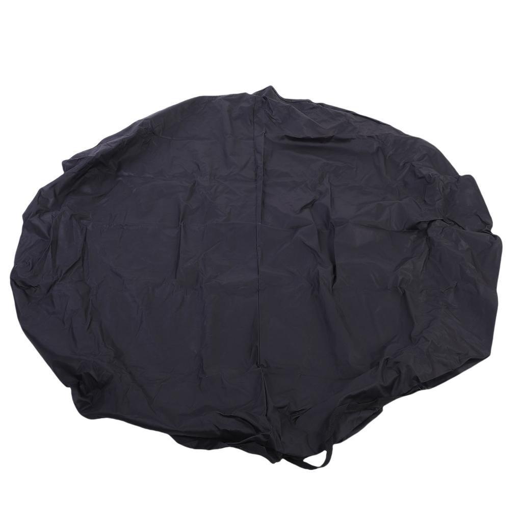 Runde Feuerstellenabdeckung für ebenerdige Feuerstellen 600D Oxford-Gewebe Wasserdicht Outdoor Einbau-Stein-Feuerstellenabdeckung