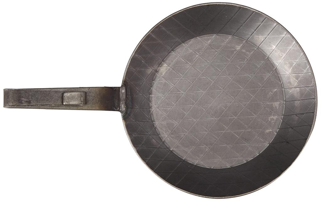 Turk 20cm Cast Iron Frying Pan (Bent Handle) for Roasting