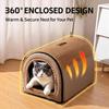 Foldable Cat Cave Bed Warm Cozy Pet Nest Windproof Sleeping House for Cats Small Dogs
