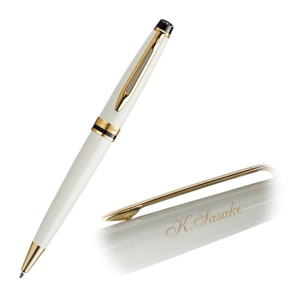 

Personalized ballpoint pen WATERMAN Expert Essential Ivory GT