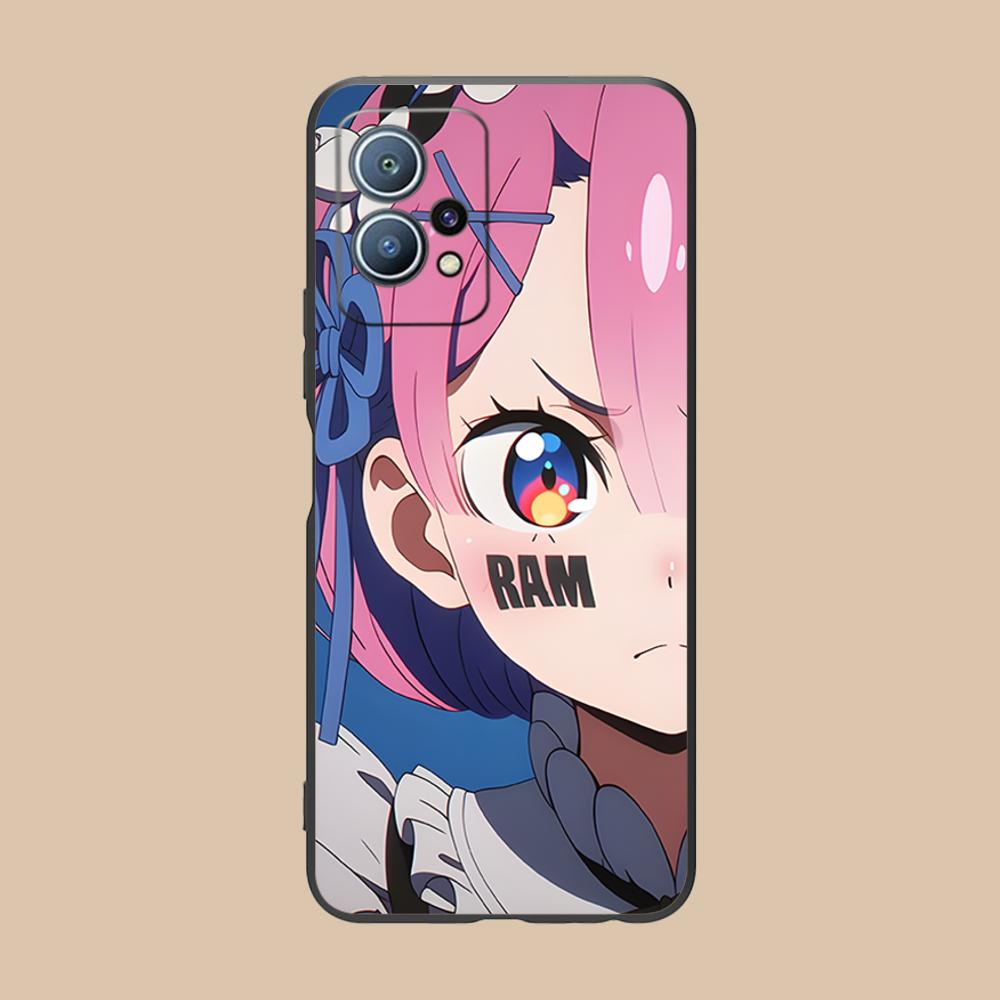ReZero Ram Waifu Mobile Phone Case for Huawei P60 P50 P40 P30 P20 P10 P9 P8 Pro Lite Plus Colorful Printing Cover Cover Pretty