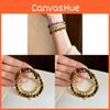 Ethnic Style Geometric Crystal Beaded Bracelet For Women Handmade Jewelry Gift