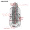 Stainless Steel 1/8'' NPT Oil Pressure Sensor Sendor Tee Adapter to 1/8 NPT Gauge T-Piece Car Accessories