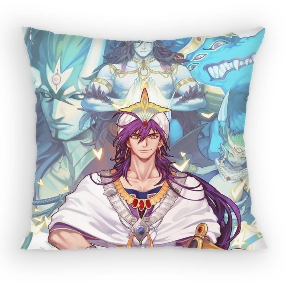 Magi The Labyrinth of Magic Anime Pillow Case Sofa Living Room Bedroom Headboard Backrest Cushion Square Cushion Nap Time