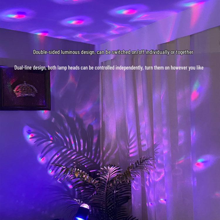 Net Celebrity Water Ripple Atmosphere Lamp – Desk, Floor, and Bedroom Night Light with Sunset Effect. Perfect Gift for Live Broadcast Rooms.
