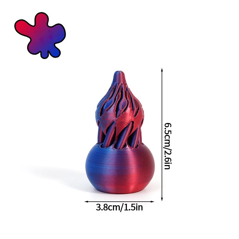 3d Printed Toys Desk Accessories Three-dimensional Pyramid Printed Spiral Cone Helix Screw Rotating Stress Relieving Spiral Cone