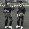 Cool and Stylish Kids' Outfit: Spring/Fall Boys' Casual Denim Two-Piece Set