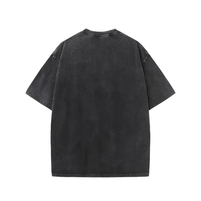 Double-Sided Washed, 404 Not Found Printed Men'S T-Shirt,  Printed Retro Fashion Tee, Ideal for Summer with a Moderate Thickness, Perfect Holiday Gift