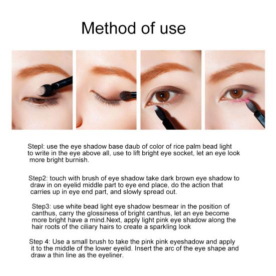 180 Colors Piano Eyeshadow Palette Brush Blusher Pressed Powder Eye Makeup Set