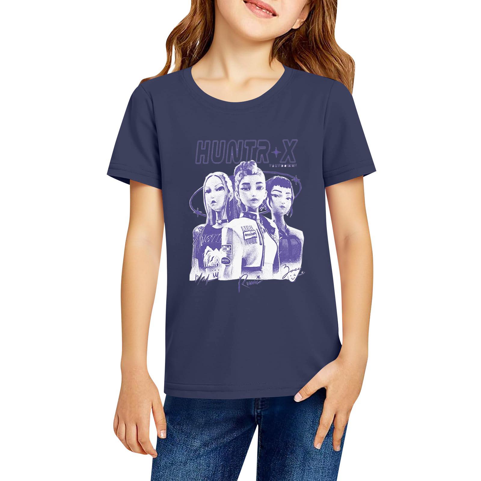 

Модная рабочая одежда с короткими рукавами и круглым вырезом, топы с принтом для детских летних топов 150