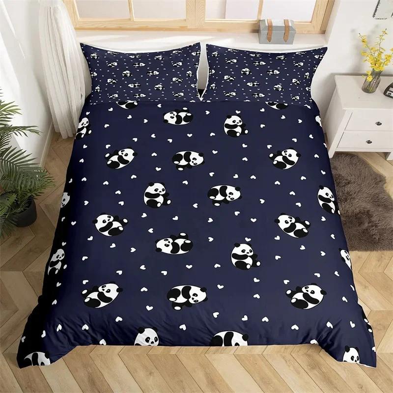 Cute Fox Duvet Cover Cartoon Animal Bedding Set Microfiber Botanical Tree Branches Comforter Cover Twin King For Kids Boys Girls