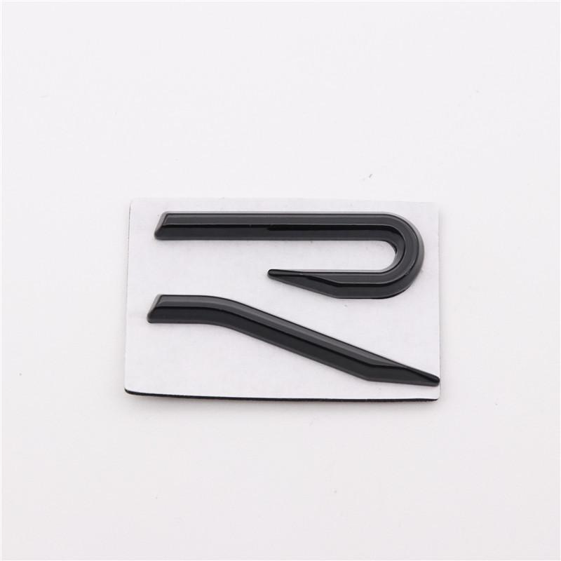 Golf 8th Gen New R Grille & Tail Emblem Metal Stickers - Front & Rear