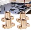 4pcs Upgrade Lead Screw Nut Brass Tone Flange Nut Pack Hardware Fastener  Ender 10
