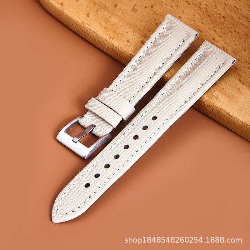 Nylon Sticker Leather Strap Suitable 19/21/23 Mm Smart Strap Bracelet Soft Strap