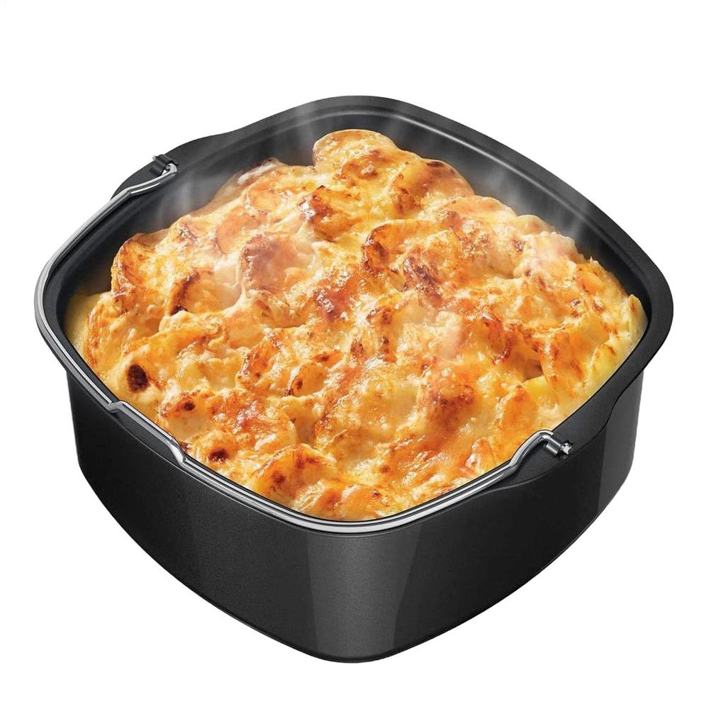7palcová 8palcová čtvercová fritéza na vzduch Nepřilnavý plech na pečení dortů Košík Pečicí forma Pánev Fritéza na vzduch Kuchyně Airfryer Pečicí košík