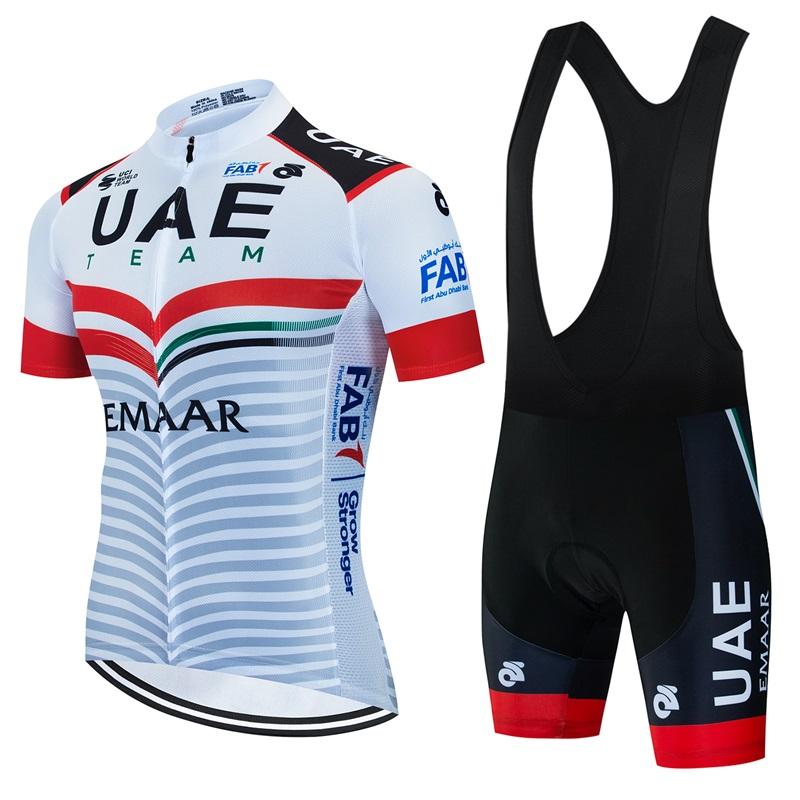 

2025 UAE Team MTB Bicycle Short Sleeve Cycling Jersey Set Maillot Ciclismo Men s Summer Breathable Cycling Clothing Quick Dry Asian size-4XL