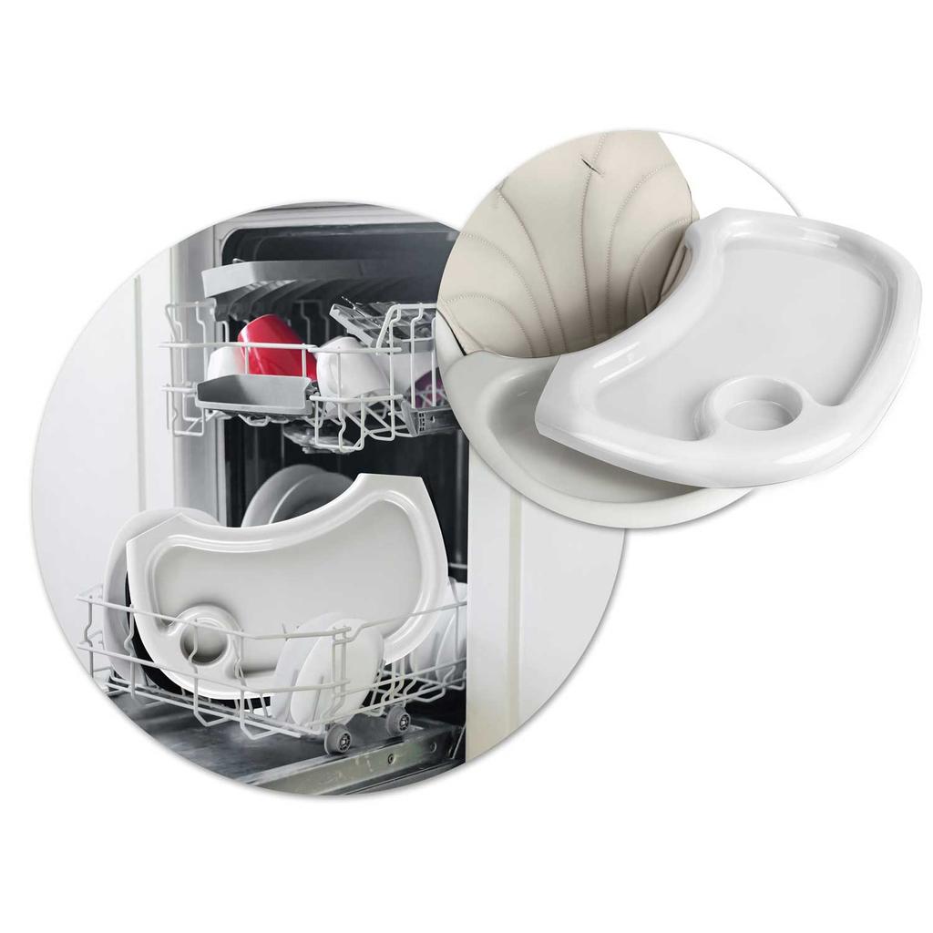 Krzesełko Do Karmienia Milo Dla Dzieci Składane Tacka Ricokids + Śliniaczek