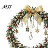 Fun Bead Projects for All Ages Beaded Christmas Wreath DIY Kit, Holiday Craft Kit with Colorful Beads Decorative & Ornament Charms, Seasonal