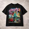 T-shirt Grafica GTA Vice City Videogioco Retrò Anni '80 Miami Unisex Maglietta Gamer