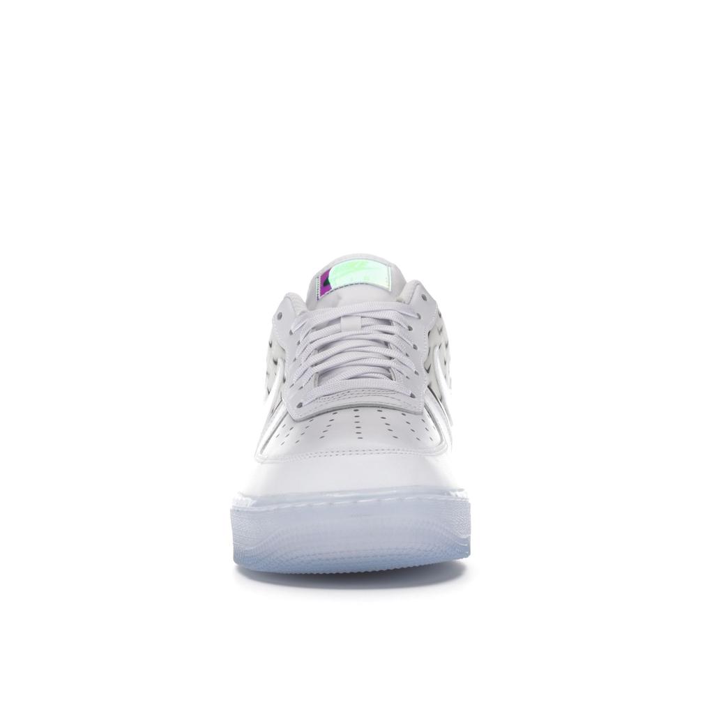 Nike Air Force 1 07 Premium Swoosh-Muster Herren-Sneaker Weiß Mehrfarbig Racer-Blau CK7804-100