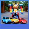 Korean Transforming Tobot Brothers: Triple Combination 3-Pack - Educational Anime Car-Robot Toy for Kids