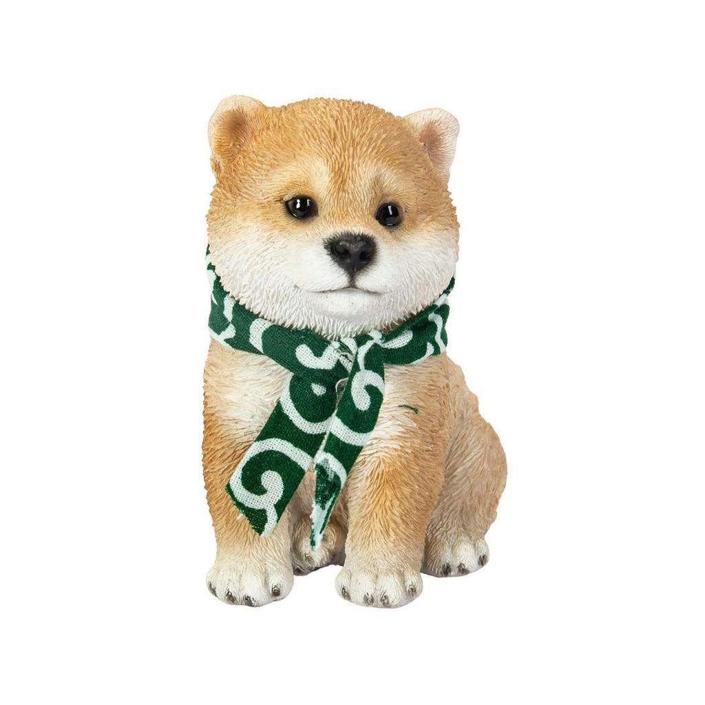 Ubia Sitting Mameshiba 7x5x8cm Doll Figurine Animal Garden Decoration Dog H23071 Left-Facing