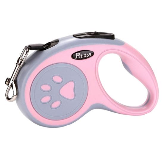 

Выдвижная Поводок для Собак Прочный 16 футов Ленточный Поводок Без Запутывания с Управлением Одной Кнопкой Удобная Ручка для Маленьких и Средних Собак красный