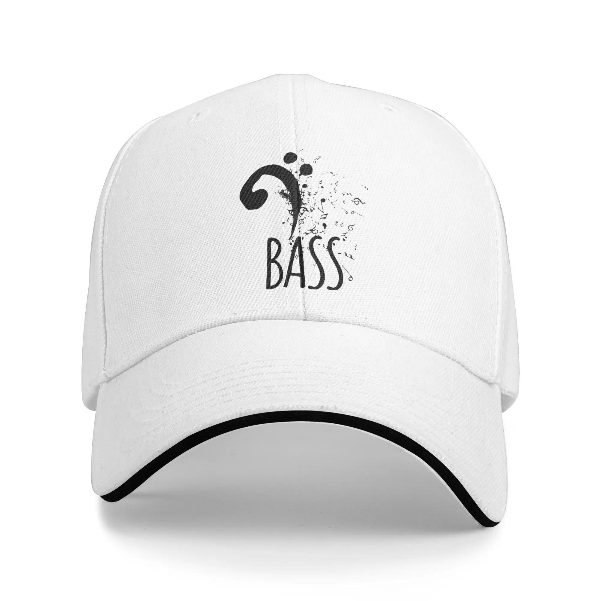 

Bass Clef Music Logo Baseball Cap Notes Abstract Unisex Adult Custom DIY Hip Hop Hats Summer Classic Kpop Rock High Quality Caps One Size