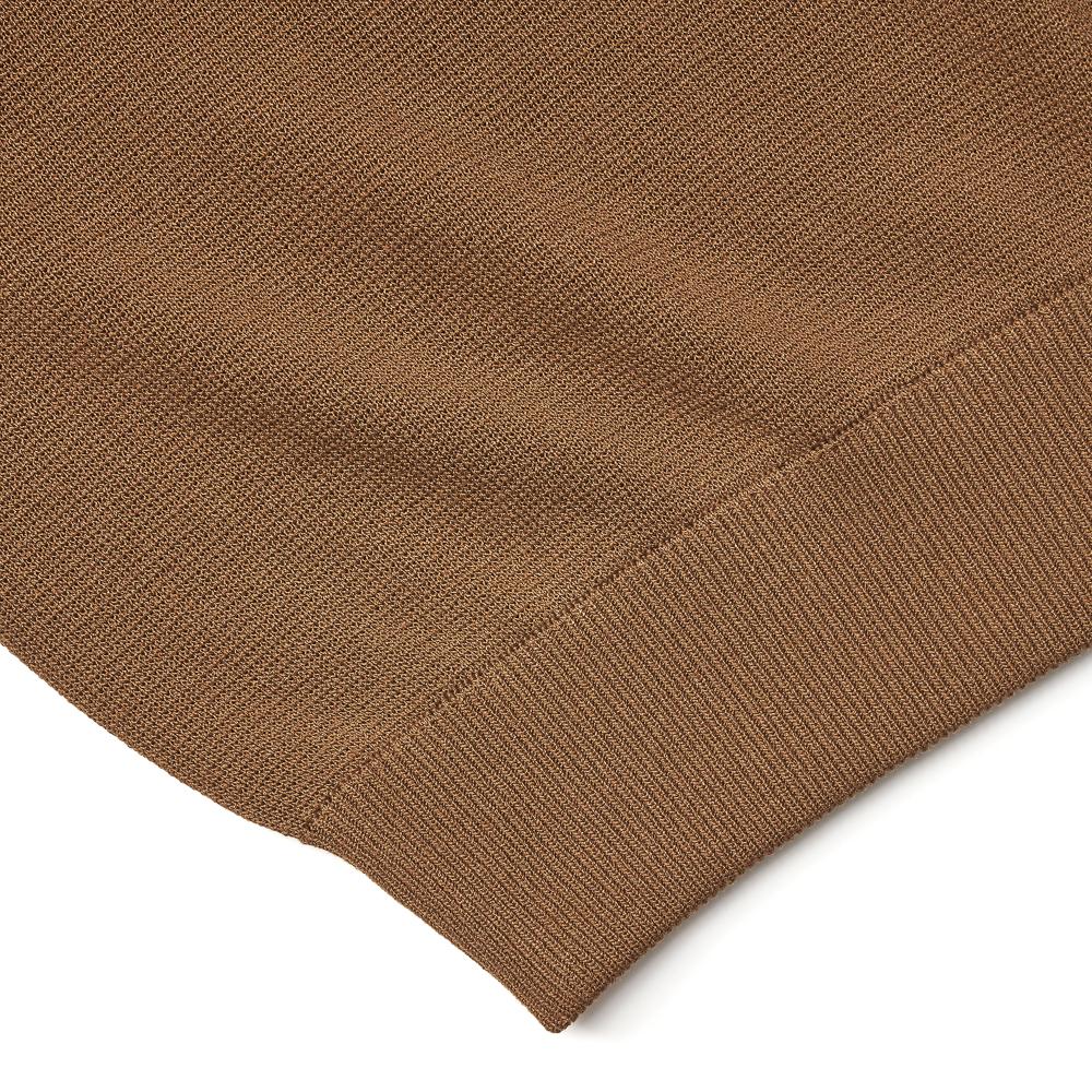VERNO [Casual] Raglan Crew-Neck Knit Camel