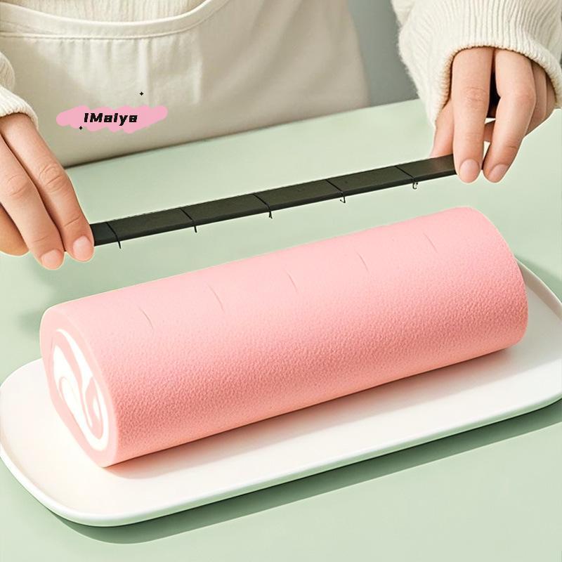 Biscuit Cake Cutting Scale Ruler, Cake Roll Ruler, Uniform Division Molds, Pastries Bings, Kitchen Dessert Making Tool, 4Pcs