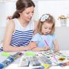 Christmas Diamond Painting Stickers Xams Element Patten Vibrant Color Hands Skill Improve Easy DIY Mosaic Wall Sticker