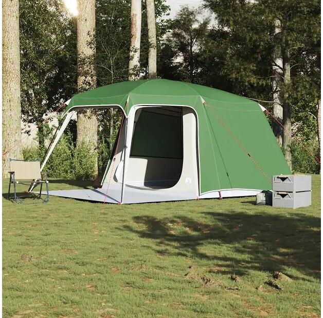 Vidaxl 5-person Green Dome Tent for Veranda