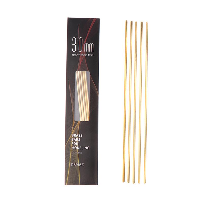 1 Scatola 0,5 mm - 3,0 mm Serie Bb Barra di Ottone Strumenti per la Costruzione di Modelli Barra di Fissaggio per Modelli Militari Accessori Fai da Te