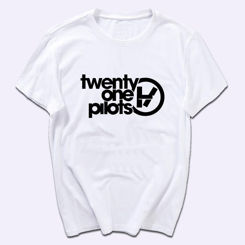 

Twenty-one Pilots Pop Combination Rock Band Men s and Women s Cotton Short-sleeved Outdoor Street Casual Hip-hop Punk T-shirt 4XL