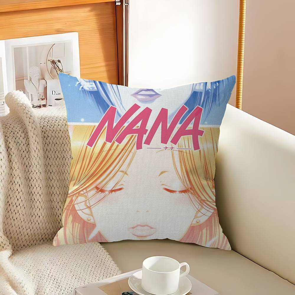 Популярный Аниме N-Nana Декоративная Эстетика Комнаты Наволочка Домашний Декор Спальня Диван Кровать Диван Подушка Чехол 45x45 12x12Inch