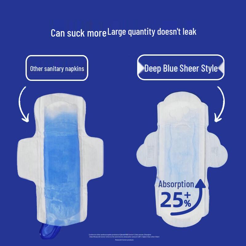She Yan She Deep Blue Light & Breathable Ultra-Thin Sanitary Napkins