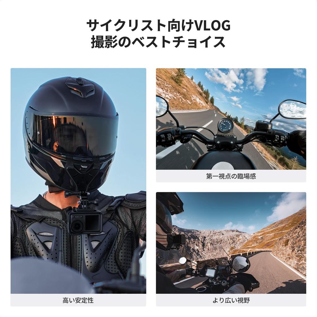 Concept Helmet Chin Mount Action Camera Accessories Compatible with Insta360 X5 X4 13 12 11 10 Action 5pro 4 3 Etc K&F X3/GoPro 9/DJIOSMO