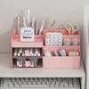 Cute Desktop Storage Box: Office Organizer & Pen Holder
