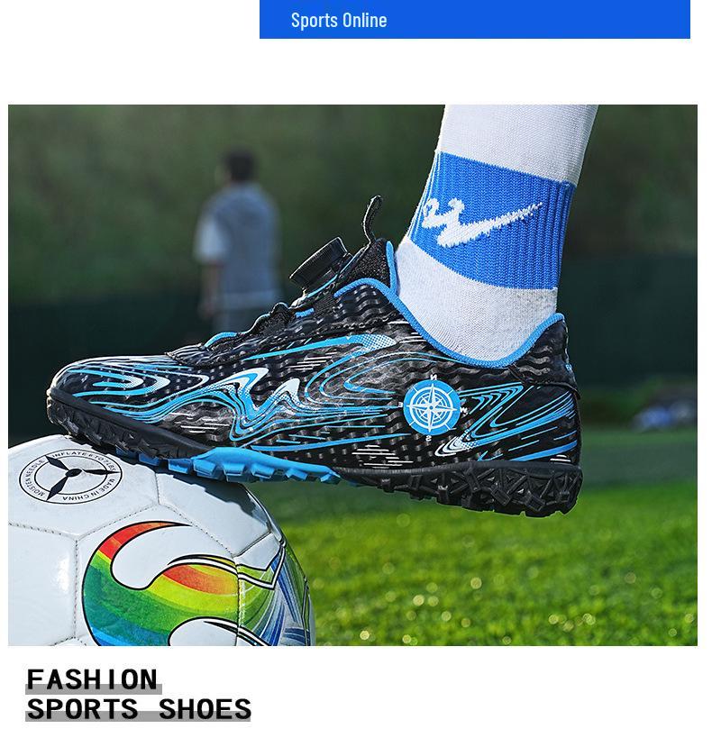 New Arrival Children's Low-Top Football Shoes with Long & Short Spikes for Teen Training & Competition