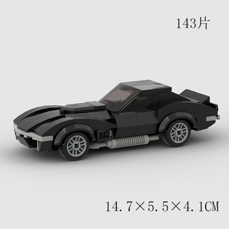 Technical Speed Car MOC City Racing Car Rally Building Blocks Bricks Set Retro Ornament Diy Toys For  Kid Adults Birthday Gifts