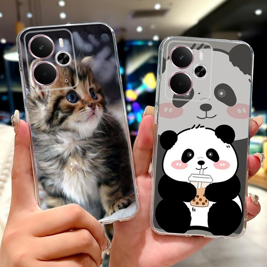 For Realme 14 5G Case Realme 14T Cover RMX5078 RMX5075 Shockproof Silicone Soft TPU Flower Bumper For Realme14 14 T Phone Shells