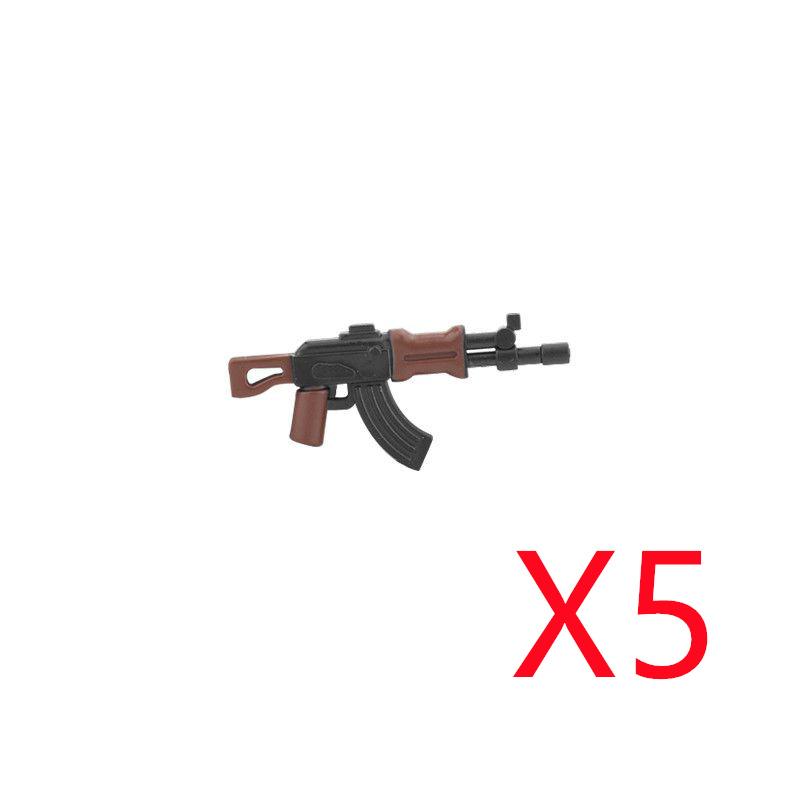 Vojáci Figurky Zbraně Stavebnice Pistole Poposha MP40 Puška AK74 Raketomet Kulka Plamenomet Hračky Dárek T051