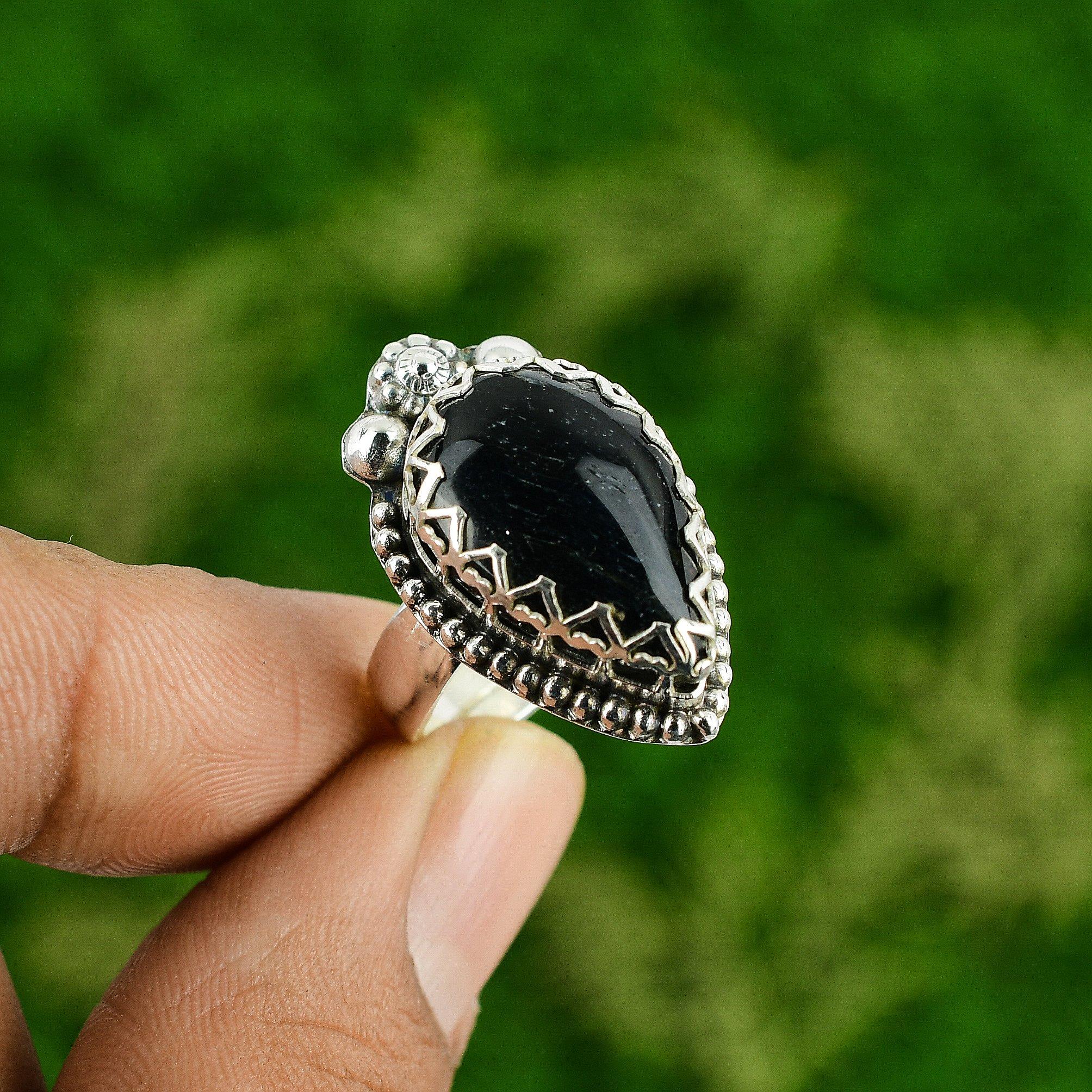 

Серебро 925 пробы Натуральный Неллит Кольцо-обещание для дочери с несколькими камнями на день рождения Ювелирные изделия Adjustable