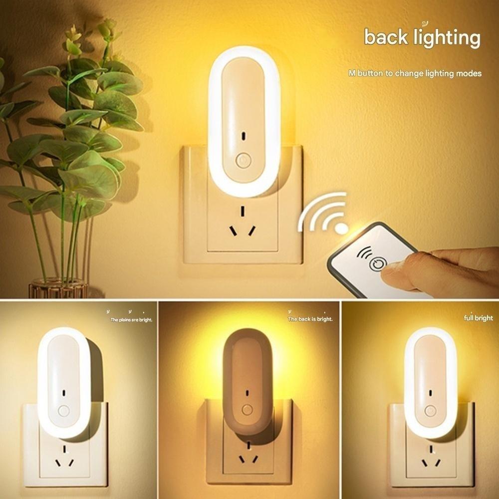 New Wall Mounted Lamp LED Bedside Lamp USB Plug with Remote Dimmable Night Light Energy Saving Decor Light Bedroom