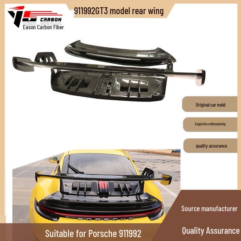 Porsche 911/992 GT3 Carbon Fiber Rear Wing Spoiler (2019-IN Model)