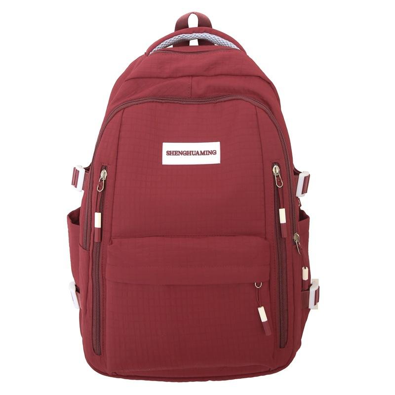 

Backpack ins Style Casual Backpack Lightweight Girls Trend Versatile Student Travel Bag School Bag University Women красный